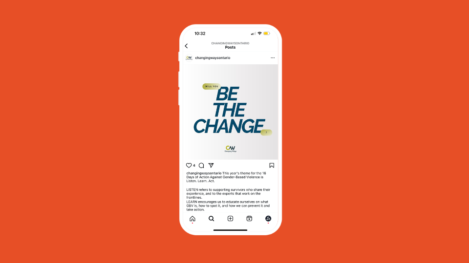 Changing Ways instagram
