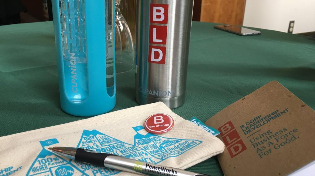 Photo of Fantastic swag from fellow B Corp companies 